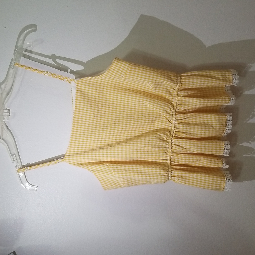 Yellow Ruffled Top